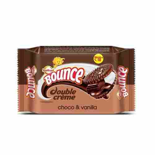 Rich Sweet Delicious Natural Fine Taste Round Sunfeast Bounce Double Cream Biscuit
