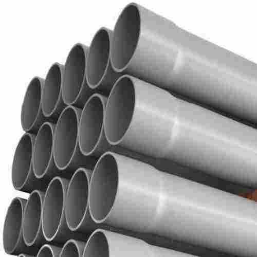 Pvc Pipe In Grey Color And Round Shape, Length Of One Pipe 5-10 Meter
