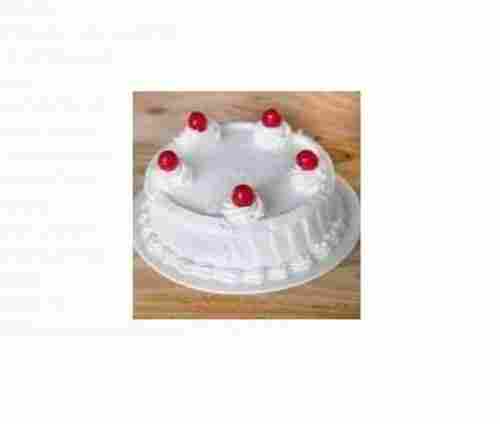100 Percent Fresh And Eggless Vanilla Cake Natural Tasty With Cherry Toppings 
