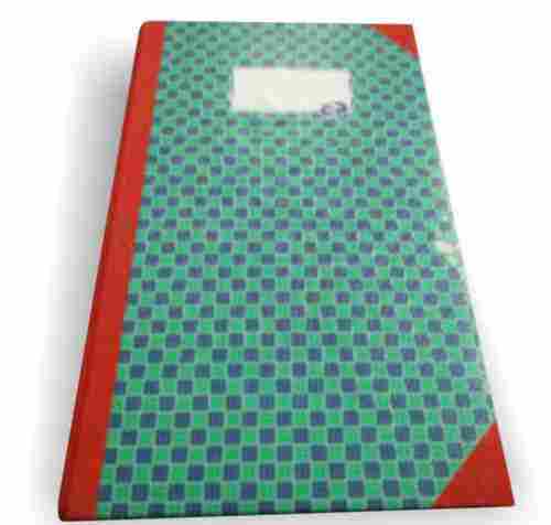 Green Hard Cover Rectangular A5-Size White Soft Pages Paper Notebook For School And Office