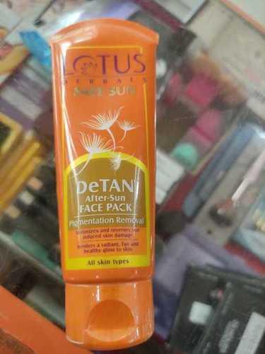 Uv Blocking Lotus Herbals Safe Sun Detan After Sun Face Pack, 150 Gram Pack