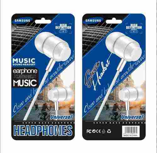 Samsung Ehs64 Stereo High Base White Earphone With Mic 