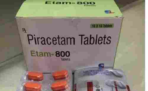 Etam 800 Piracetam Tablets, 10 X 10 Tab