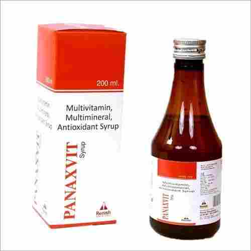 Panaxvit Syrup, Multivitamin, Multiminieral, Antioxidant 200 Ml 