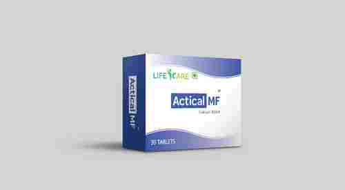 Actical Mf Calcium Tablets, Packaging Type: Box