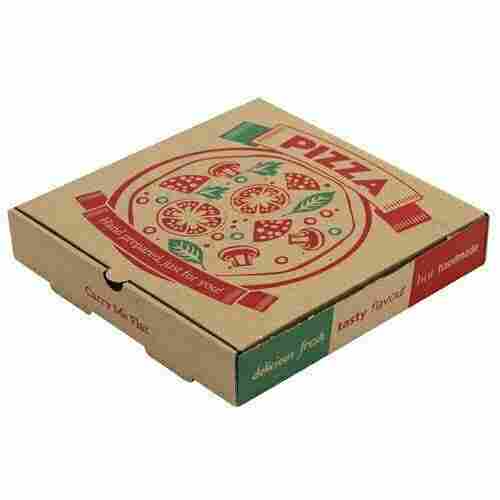Single Wall 3 Ply Kraft Paper Die Cut Pizza Boxes