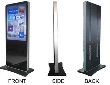 Black And Silver Vertical Advertising Display For Banquets, Colllege, Exhibition Display, Hotel, Mall