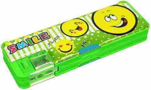 Stylish, Practical and Easy to Clean Multicolor Magnetic Plastic Pencil Box Perfect for Kids