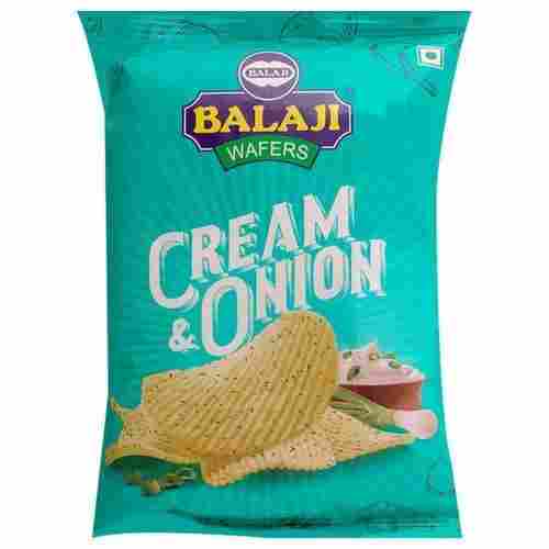 Balaji Herbs Potato Cream And Onion Wafers, 40g