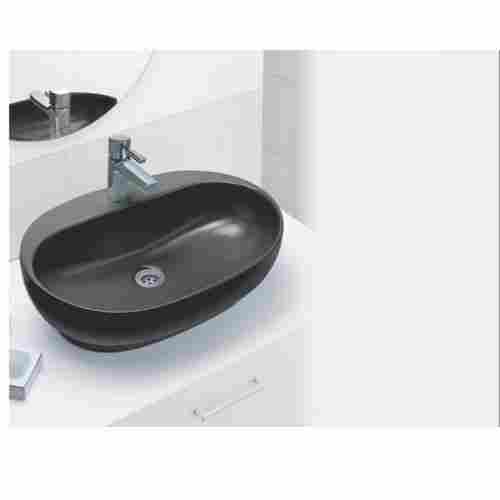 Black Color Ceramic Wash Basin For Bathroom With Dimensions 300 X 300 X 310 mm