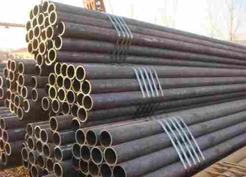 Solid High Strength Durable Heavy Duty Sturdy Round Mild Steel Pipe For Industrial Applications