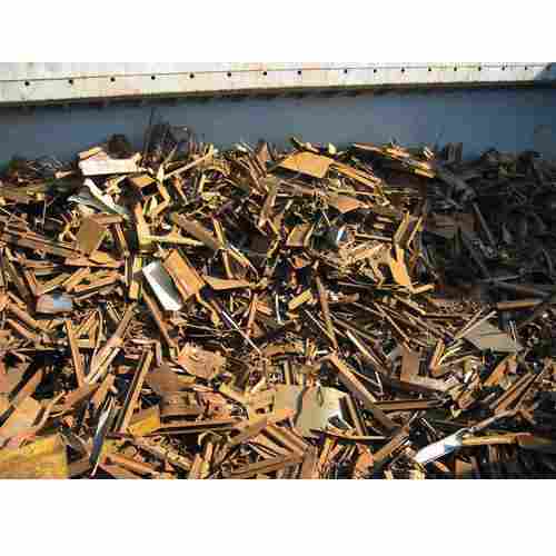 Brown Coloured Old Iron Scrap Of Heavy Load Used In Industrial Sector