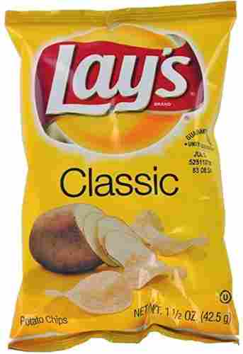 Crispy Tasty And Delicious Lays Classic Plain Salty Chips 