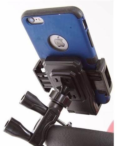 Black Lightweight And Portable Cell Phone Holder With Different Colors