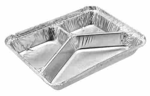 3cp Square Silver Aluminium Containers Used for Food storage, Chemical storage etc