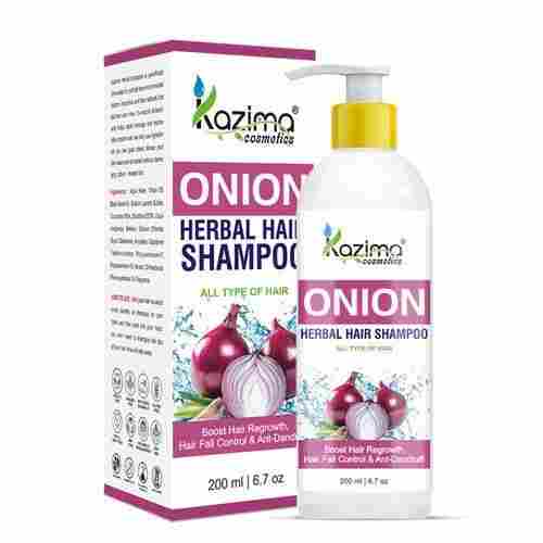 Dandruff Free Keeps Hair Silky Nice Fragrance Kazima Onion Herbal Hair Shampoo