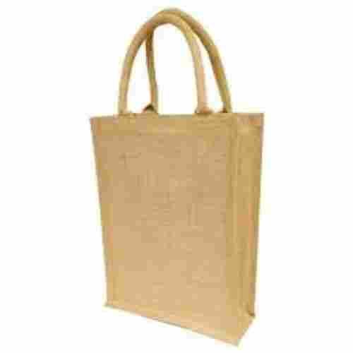 Eco Friendly Water Resistant Brown Colour Washable Jute Shopping Carry Bag