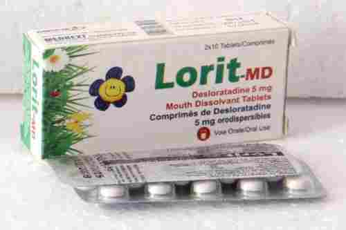 LORIT Desloratadine 5 MG Antihistamine Tablets