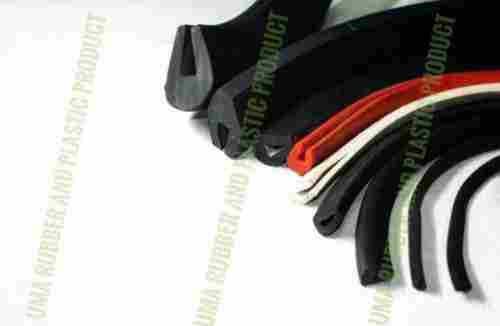 8-50 Mm U Type Rubber Profile 10-12 Inch Length, Black And Red Color