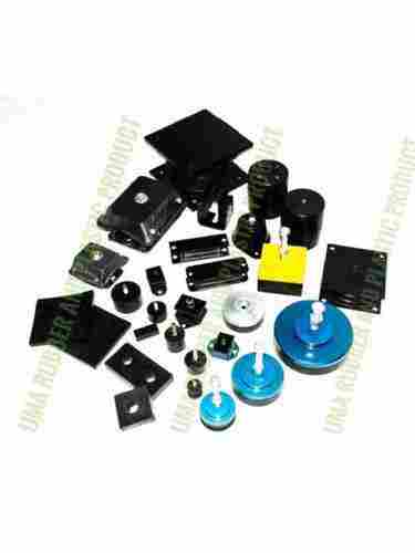 Black Color Anti Vibration Mount For Industrial Usage, Available In Irregular Shapes