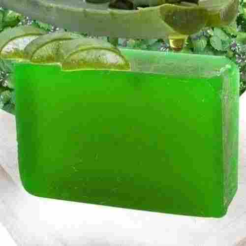 Green And Aloe Vera Natural Soap, Effective In Removing Dirt And Oil