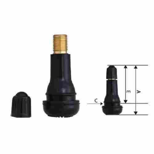 Sturdy Construction and Durable Black Rubber Rim Hole 11.3mm High Pressure Car Tyre Valve 
