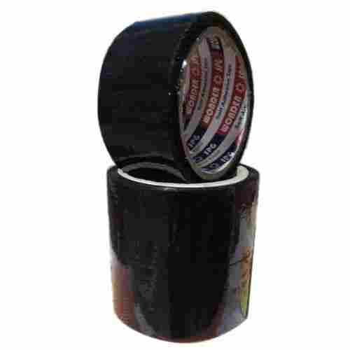 Black Color Bopp Tape Roll With 65 Meter Length And Width 48 mm, Single Side Adhesive
