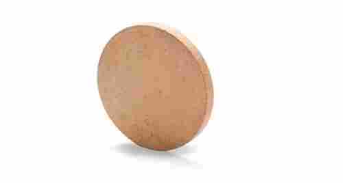 Brown Refractory Round Bricks Used For Construct Kilns And Size 9 Inch, Thickness 3mm