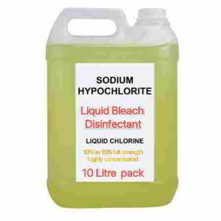 Chlorine Liquid Bleach Sodium hypochlorite Disinfectant Solution 14% to 15% Full Strength