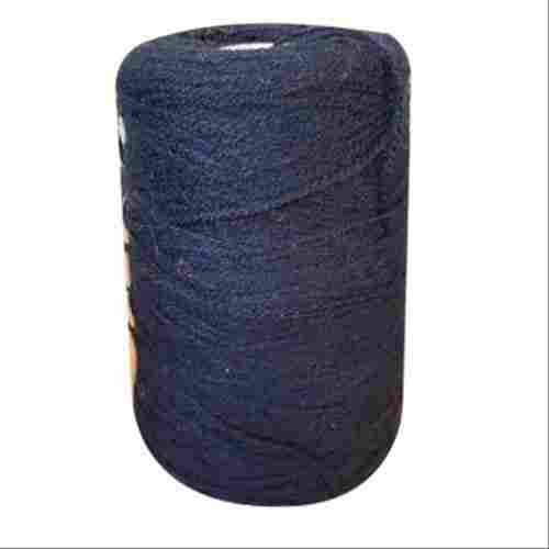 Black Color Plain Dyed Nylon Fancy Synthetic Yarn Roll With High Durability