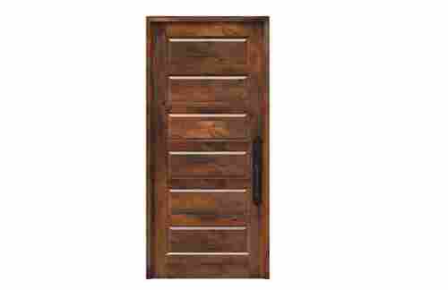 Brown Splice Door Teak Pine Solid Panel Door For Home, Hotel, Office