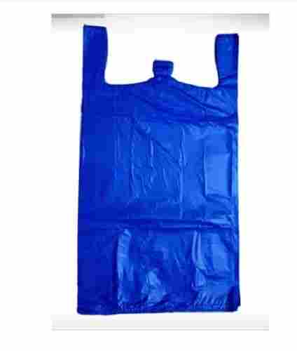 W Cut Plain Blue Plastic Carry Bags(Made Of Durable Plastic)