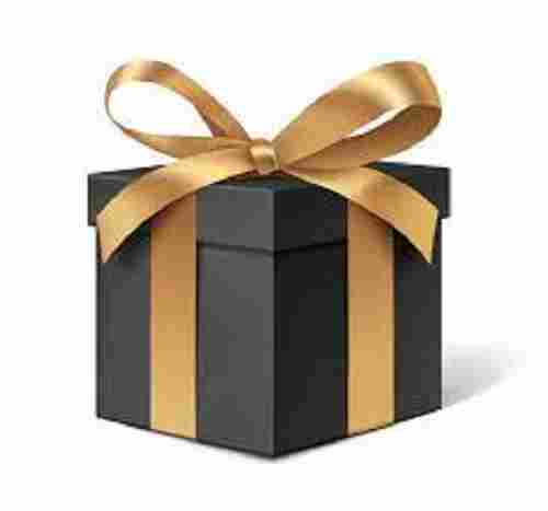 Colour Black And Golden Gift Boxes Easy To Uses And Light Weight 