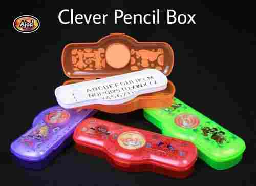 Plastic Pencil Box For Kids Available In Different Colors