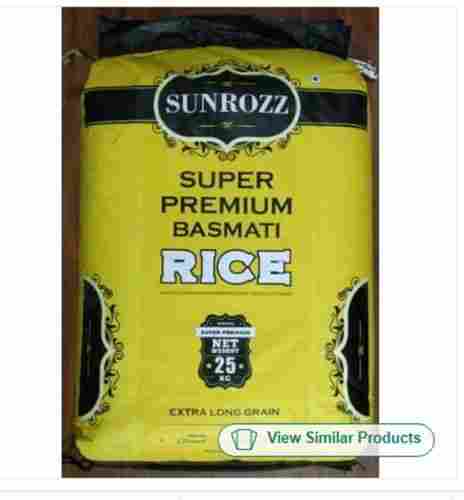 Sunrozz Super Premium Long Grain 1121 White Basmati Rice, 25 Kg Pack