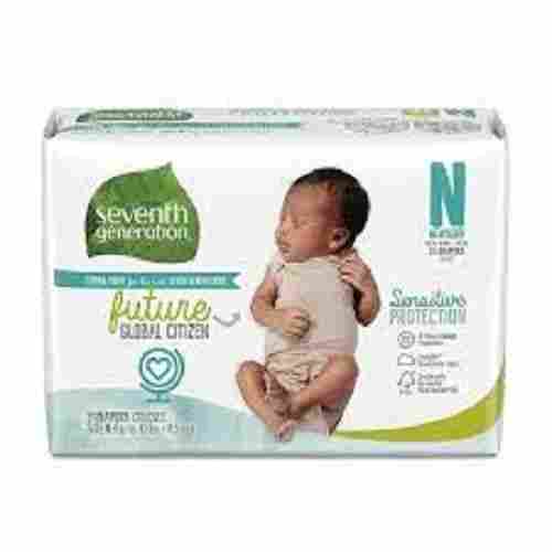 Skin Friendly Lightweight Dry Seventh Generation Future White Baby Diapers Pants