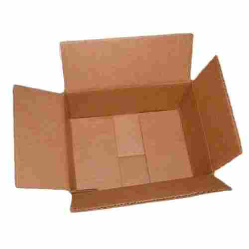 Brown Color Corrugated Packaging Carton Box With Rectangle Shape 