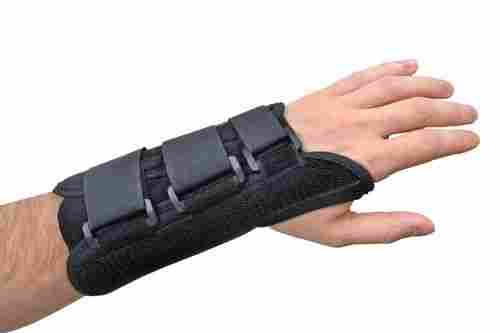 Strong and High Quality Cotton Black Air Cast Wrist Brace For Wrist And Forearm Splint