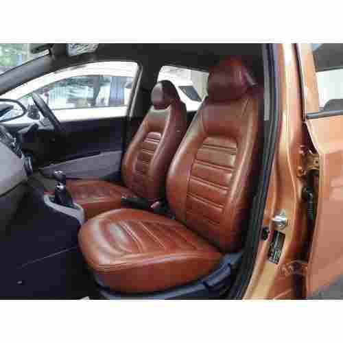 Good Quality Dark Brown Front And Back Leather Designer Car Seat Cover