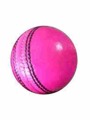 Good Quality Tough, Bouncy, Weatherproof and Durable Pink Leather Round Cricket Ball