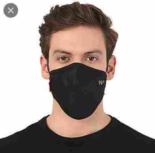 Black Reusable Wildcraft Face Mask For Medical And Anti Pollution Purpose