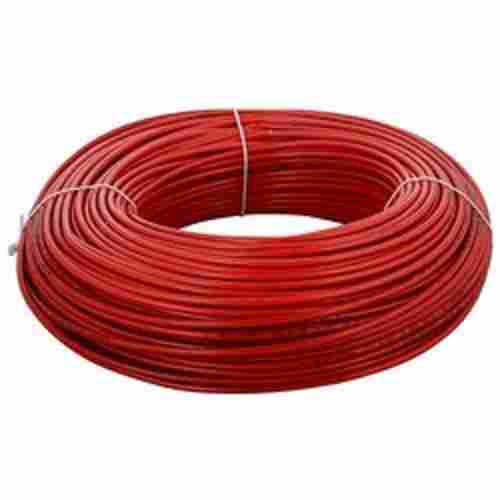 Crack Proof Flame Resistance Red Pvc Insulated Electric Cable For Power Supply, 90 Meter