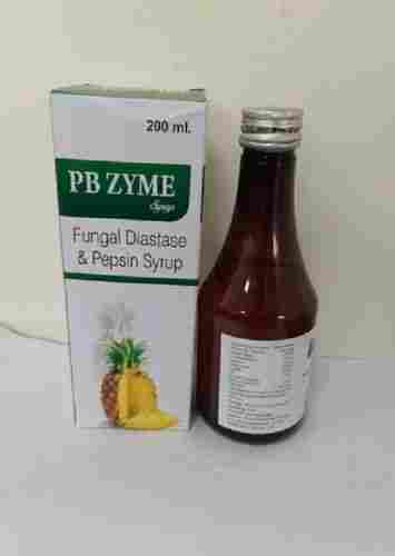 Pb Zyme Fungal Diastase Pepsin Syrup 200 Ml Bottle