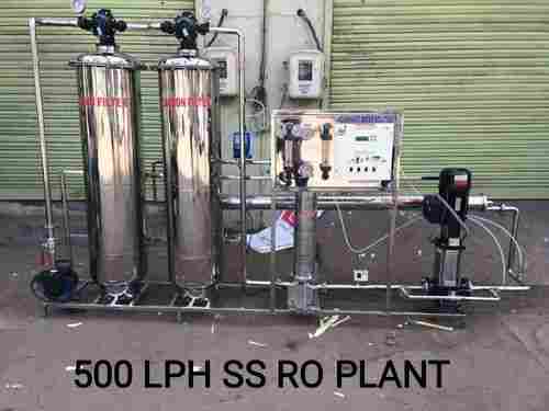 Silver Color Cylindrical Wall-Mounted Fully Automatic Electric Commercial Ro Plant