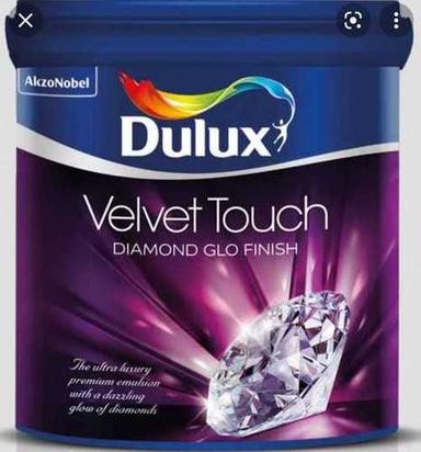 Water Based And Smooth Surface Dulux Velvet Touch Diamond Glo Finish Paint Application: For Home