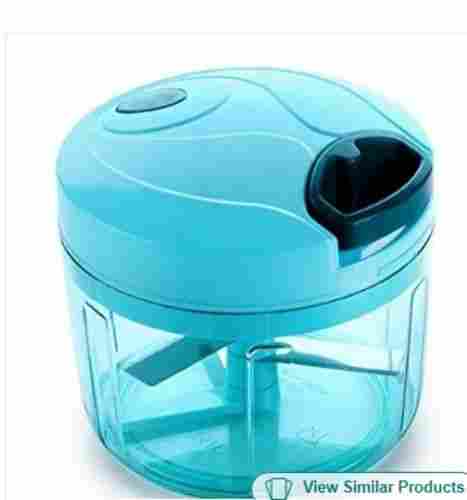 725 Ml Capacity Blue High Quality Plastic Body Vegetable Chopper 