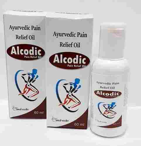 High Effective Alcofdic Ayurvedic Pain Relief Oil 60ml Pack Helps to Reduce Pain and Inflammation