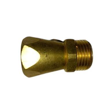 Round Long Life Broaching Brass Flange Nuts, Golden Powder Coated, Size 18Mm 