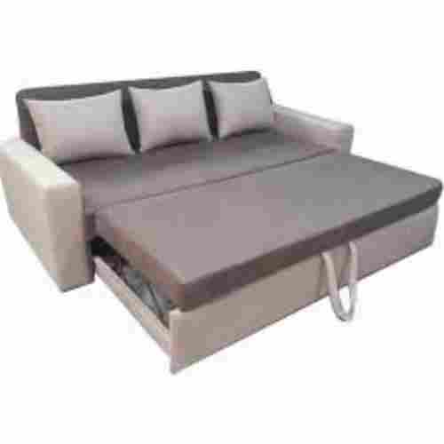 Microfiber And Wooden 3 Seater Sofa Cum Bed For Living Room