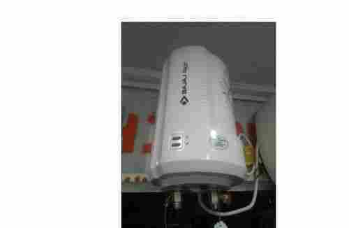 5 Star White Electric Bajaj Plastic Body Geyser With 10 Liters Tank